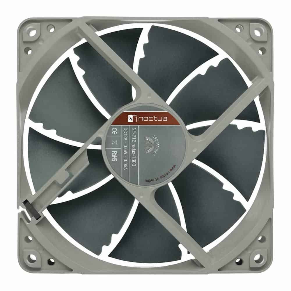 (image for) Noctua NF-P12 REDUX 1300RPM 120mm Grey/Black Quiet Case Fan